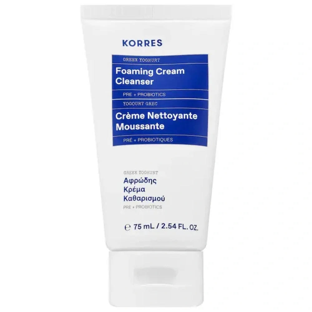 🆕 KORRES Mini Greek Yoghurt Foaming Cream Cleanser 75 mL NIB